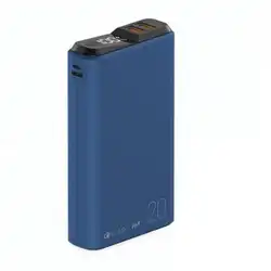 Внешний аккумулятор (Power Bank) OLMIO QS-20 QS-20-BLUE (20000 мАч, Синий)