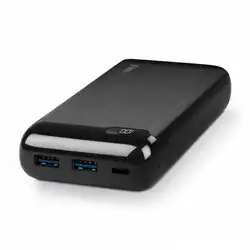 Внешний аккумулятор (Power Bank) Ttec PowerSlim Pro LCD PD 2BB186S (20000 мАч, Черный)