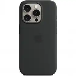 Аксессуары для смартфона Apple Чехол для iPhone 15 Pro Silicone Case with MagSafe - Black MT1A3ZM/A