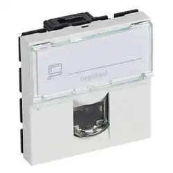 Сетевая розетка Legrand Mosaic Розетка RJ11 (2 модуля) 078731