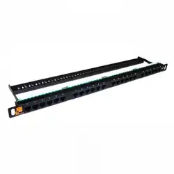 Патч-панель LANMASTER LAN-PPC24U6 (24 порта, UTP, Cat. 6)