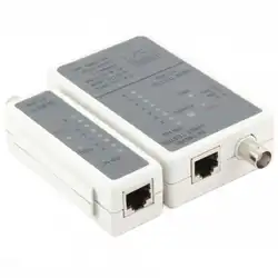 Инструмент для монтажа СКС Cablexpert Тестер сетевого кабеля RJ45+RJ58 NCT-1
