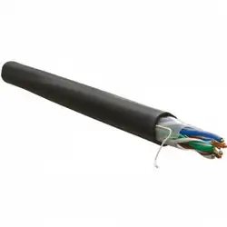 Кабель витая пара WRline WR-UTP-4P-C5E-PE-BK