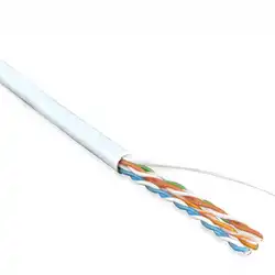 Кабель витая пара Hyperline UUTP4-C5E-S24-IN-LSZH-WH-100
