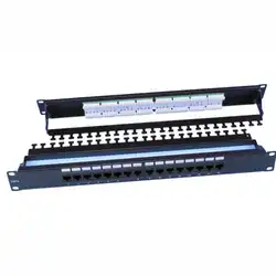 Патч-панель Hyperline PP3-19-16-8P8C-C6-110D (16 портов, Cat. 6)