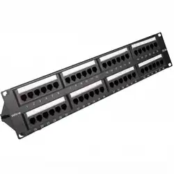 Патч-панель WRline WR-PL-48-C5E-D (48 портов, STP, Cat. 5e)