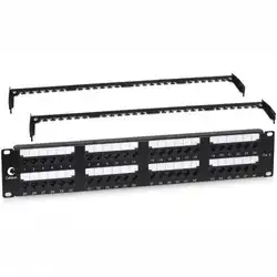 Патч-панель Cabeus PL2-48-Cat.6-Dual (48 портов, UTP, Cat. 6)