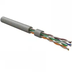 Кабель витая пара Hyperline Кабель витая пара неэкранированный U/UTP (305 м) UUTP4-C5E-S24-IN-LSLTX-GY-305