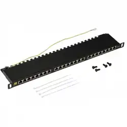 Патч-панель LANMASTER LAN-PPC24S6 (24 порта, UTP, Cat. 6)