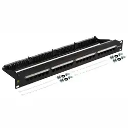Патч-панель LANMASTER LAN-PPN24U6A (24 порта, UTP, Cat. 6a)