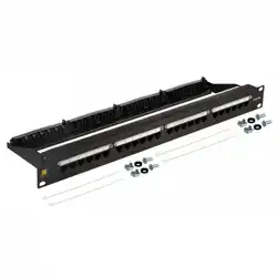 Патч-панель LANMASTER LAN-PPN24U5E (24 порта, UTP, Cat. 5e)