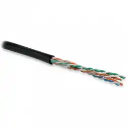 Кабель витая пара Hyperline UUTP4R-C5E-S24-OUT-PE-BK-500