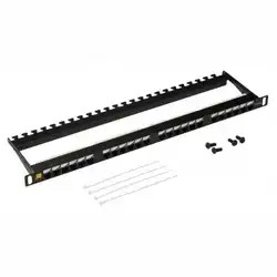 Патч-панель LANMASTER LAN-PPC24U5E (24 порта, UTP, Cat. 5e)
