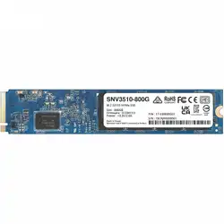 Опция для системы хранения данных СХД Synology SSD SNV3000 Series PCIe 3.0 x4 ,M.2 22110 SNV3510-800G (Диск для СХД)