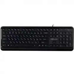 Клавиатура Deluxe DLK-290UB (Проводная, USB)