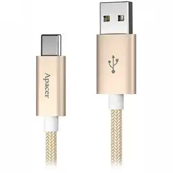 Кабель интерфейсный Apacer DC111 Gold (1 м.) APDC111С-1 (USB Type A - USB Type C)