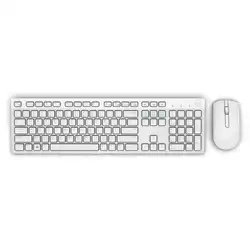 Клавиатура + мышь Dell KM636 UK (QWERTY) - White 580-ADFP