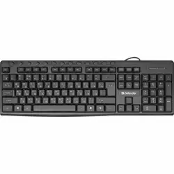 Клавиатура Defender Action HB-719 RU черный 45719 (Проводная, USB)
