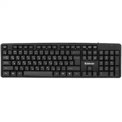 Клавиатура Defender Next HB-440 RU черный 45440 (Проводная, USB)