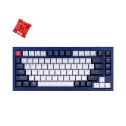 Клавиатура Keychron Blue Knob Red Switch RGB Hot-Swap Gateron G pro Mechanical Q1O1_Keychron (Проводная)