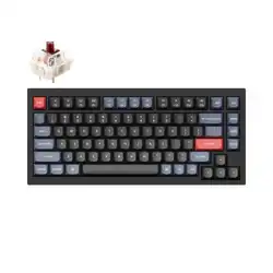 Клавиатура Keychron Black Knob Brown Switch RGB Hot-Swap Gateron G pro Mechanical Q1M3_Keychron (Проводная)