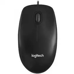 Мышь Logitech M100 Black 910-006652 (Бюджетная, Проводная)