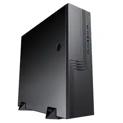 Корпус Powerman EL555 PM-300ATX Black 6141876 (Бюджетные, Slim-Desktop)