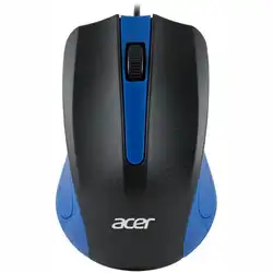 Мышь Acer OMW011 черный/синий ZL.MCEEE.002 (Бюджетная, Проводная)