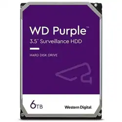 Внутренний жесткий диск Western Digital Purple Surveillance WD64PURZ (HDD (классические), 6 ТБ, 3.5 дюйма, SATA)