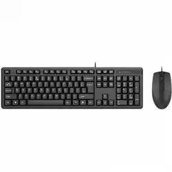 Клавиатура + мышь A4Tech KK-3330 KK-3330 USB (BLACK)