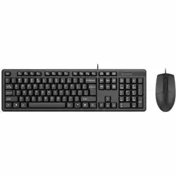 Клавиатура + мышь A4Tech KK-3330S KK-3330S USB (BLACK)