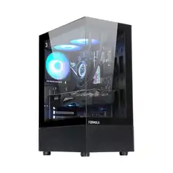 Корпус Formula Crystal Z1+ Black (Игровые, Midi-Tower)