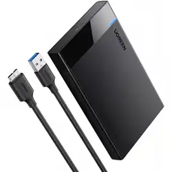 Аксессуар для жестких дисков UGREEN 2.5 Inch Hard Drive Box with Micro-B to USB-A 3.0 Cable 30848