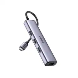 Аксессуар для ПК и Ноутбука UGREEN CM475/60600, 3*USB3.0A, 1*RJ45 (Адаптер)