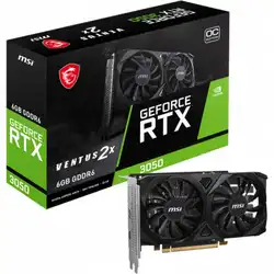 Видеокарта MSI RTX 3050 VENTUS 2X E 6G OC (6 ГБ)
