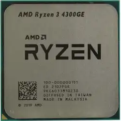 Процессор AMD Ryzen 3 4300GE EM7010JCY23JBD (4, 3.5 ГГц, 4 МБ, OEM)