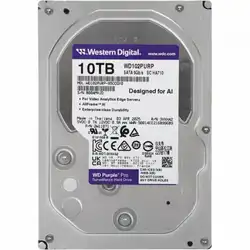 Внутренний жесткий диск Western Digital Purple Pro WD102PURP (SSD (твердотельные), 10 ТБ, 3.5 дюйма, SATA)