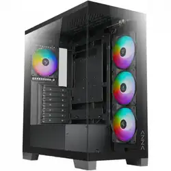Корпус AZZA  Cove Black CSAZ-570B COVE (Игровые, Midi-Tower)