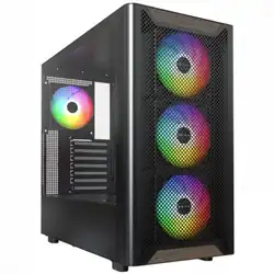 Корпус Montech XR WOOD BLACK (Игровые, Midi-Tower)