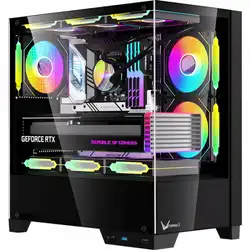 Корпус Formula Crystal Z1M Plus FR Black CRYSTAL Z1M + FR (Игровые, Mini-Tower)