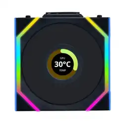 Охлаждение Lian Li UNI FAN SL WIRELESS LCD G99.12RSLLCD1W1B.00 (Для системного блока)