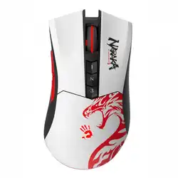 Мышь Bloody R90 Plus Naraka White R90 PLUS NARAKA ACTIVATED (Игровая, Беспроводная)
