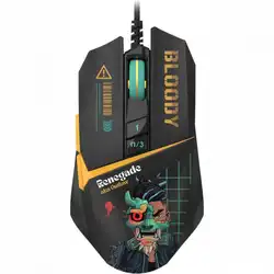 Мышь Bloody W63Max Renegade Black Midnight SAVAGE W63 MAX/ RENEGADE MIDNIGHT ACTIVATED (Игровая, Проводная)