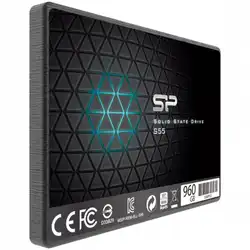 Внутренний жесткий диск Silicon Power S55 SP960GBSS3S55S25 (SSD (твердотельные), 960 ГБ, 2.5 дюйма, SATA)