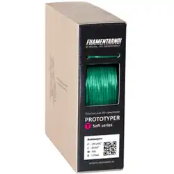 Расходный материалы для 3D-печати Filamentarno! 3D Prototyper T-Soft пластик Filamentarno! аквамарин/1.75мм/750гр PTS175А750