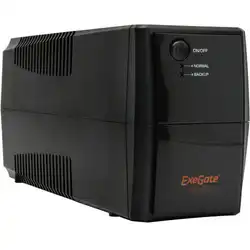 Источник бесперебойного питания ExeGate BNB-600.LED.AVR.2SH EP244543RUS (Линейно-интерактивные, Напольный, 600 ВА, 360)