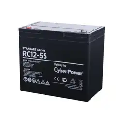 Сменные аккумуляторы АКБ для ИБП CyberPower Standart series RC 12-55 (12 В)
