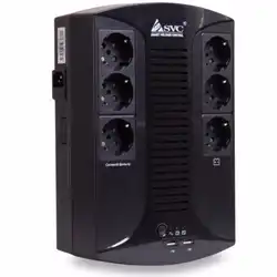 Источник бесперебойного питания SVC U-650-L (Линейно-интерактивные, Напольный, 650 ВА, 390)