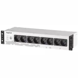 Источник бесперебойного питания Legrand Keor PDU 800ВА 8 GR/IT 310332 (Двойное преобразование (On-Line), C возможностью установки в стойку, 800 ВА, 480)