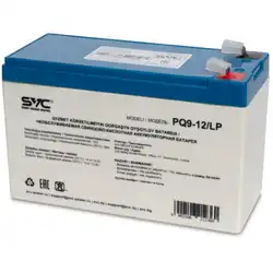 Сменные аккумуляторы АКБ для ИБП SVC PQ9-12/LP (12 В)